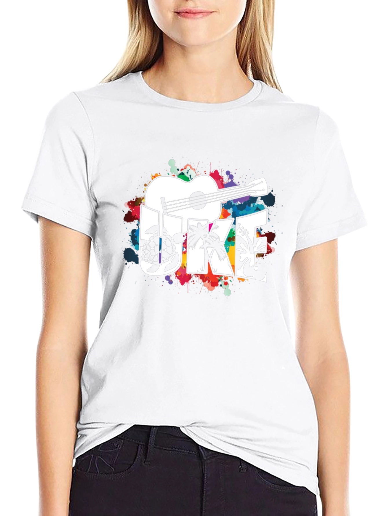 Ukulele Graphic Tee - Island Vibes