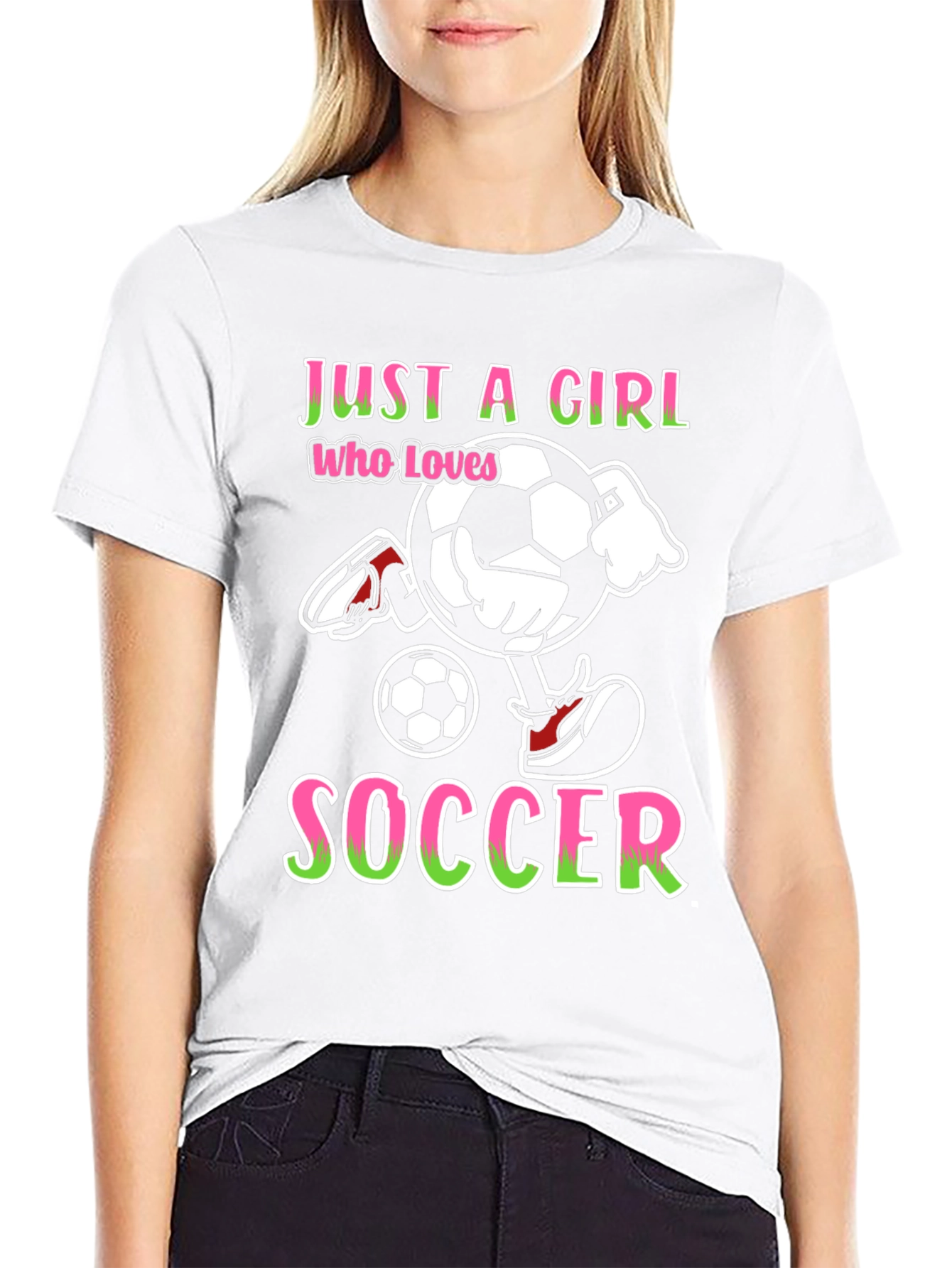Just A Girl Who Loves Soccer T-Shirt