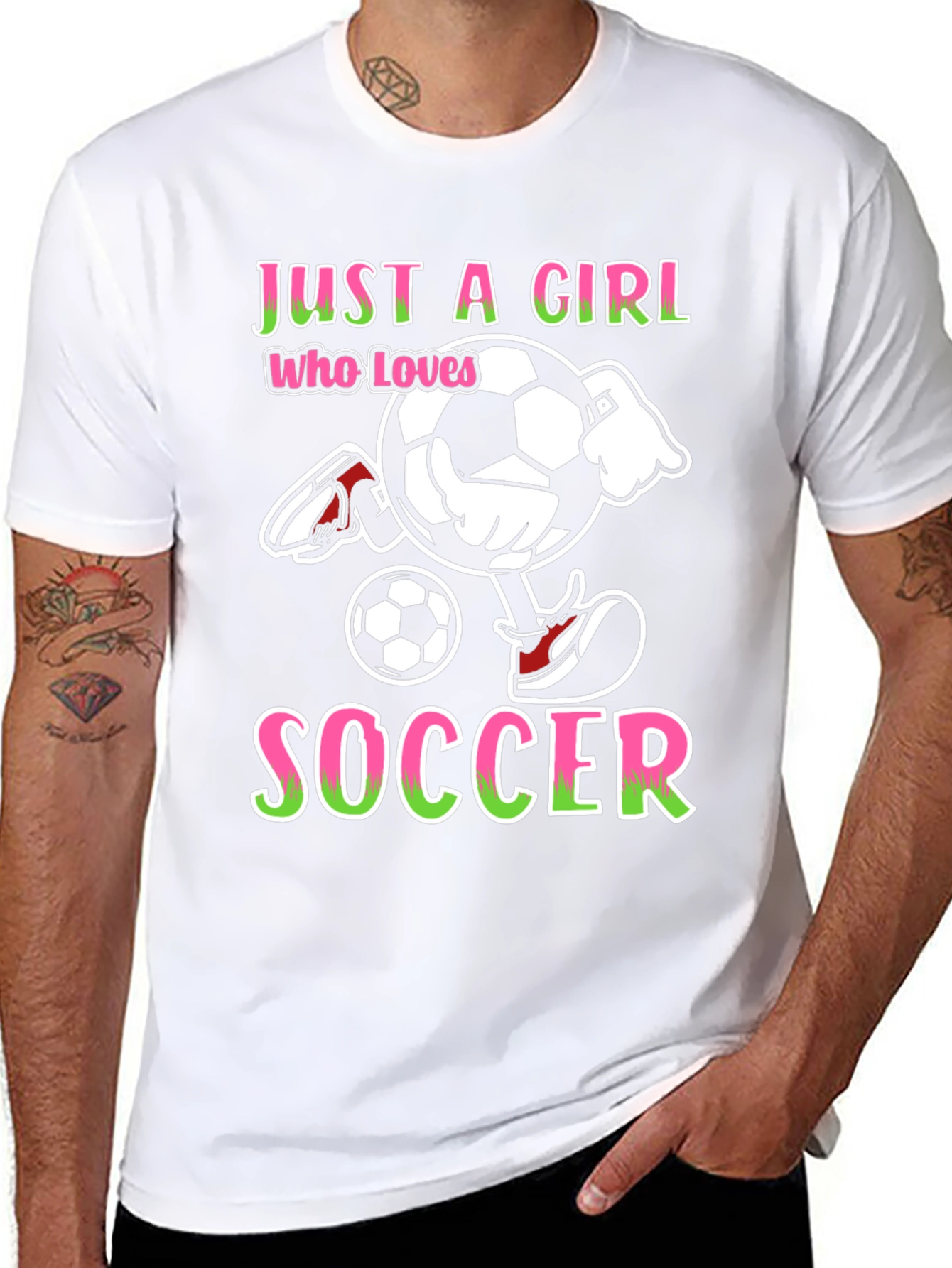 Just A Girl Who Loves Soccer T-Shirt