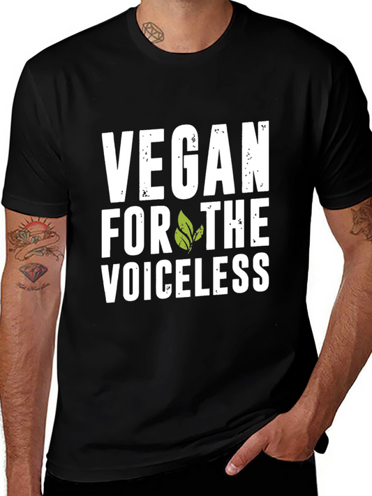 Vegan for the Voiceless Black T-Shirt