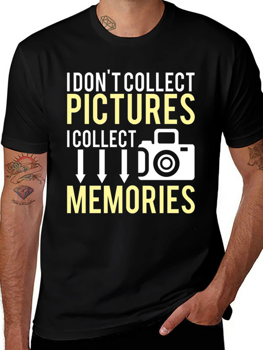 I Collect Memories T-Shirt Photography Gift