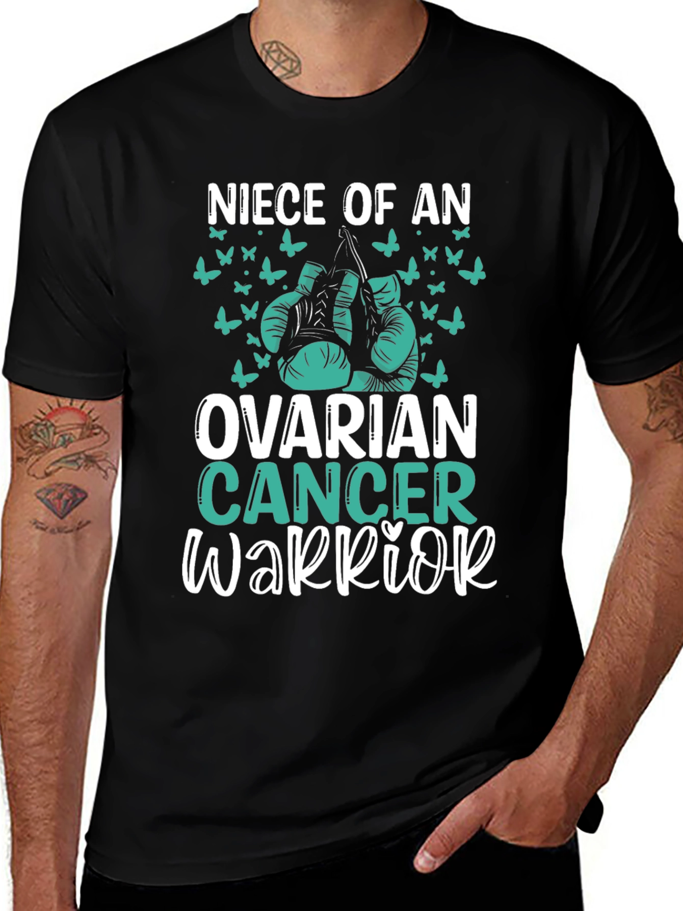 Niece of an Ovarian Cancer Warrior T-Shirt