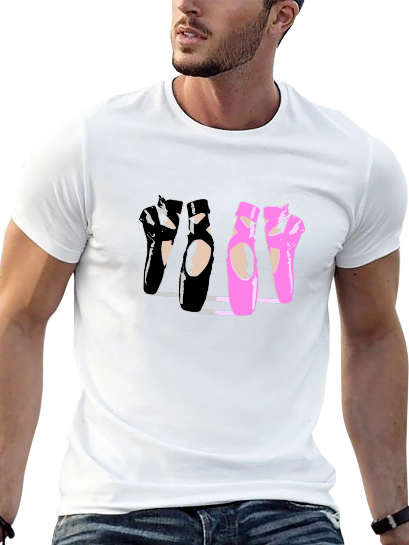 Ballet Shoe Graphic T-Shirt - Dancer Tee
