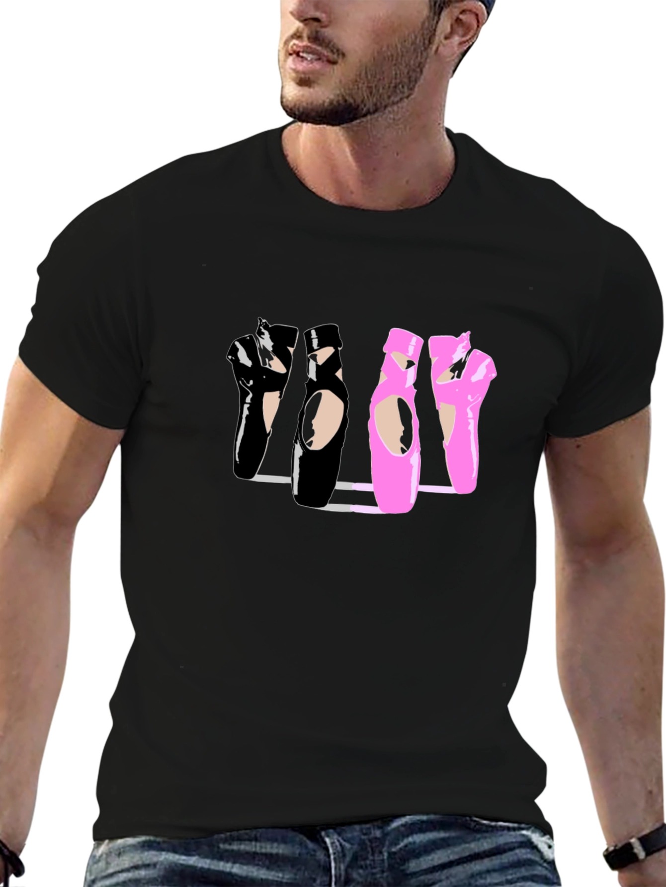 Ballet Shoe Graphic T-Shirt - Dancer Tee
