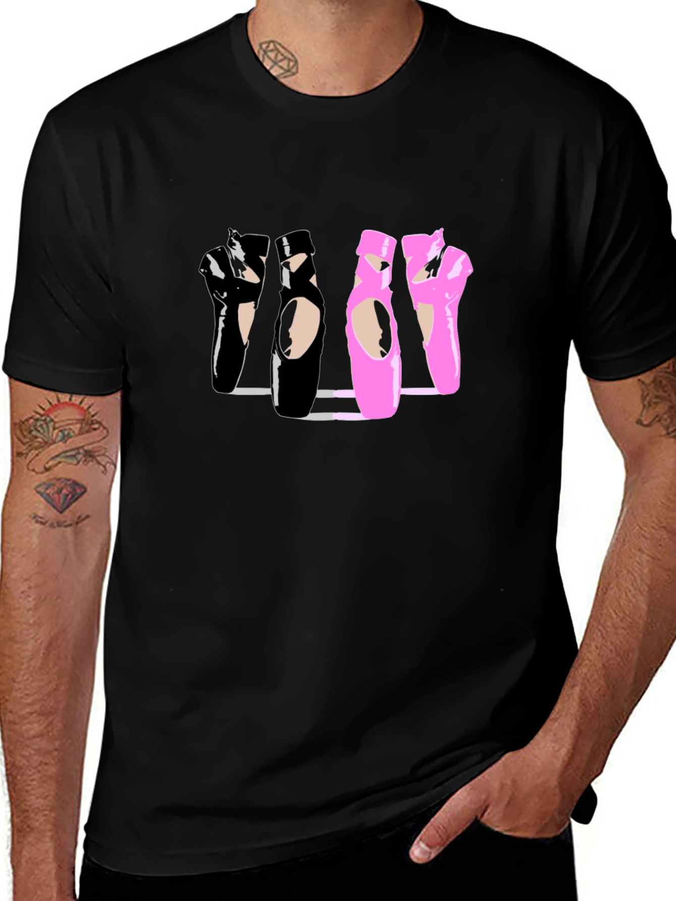 Ballet Shoe Graphic T-Shirt - Dancer Tee