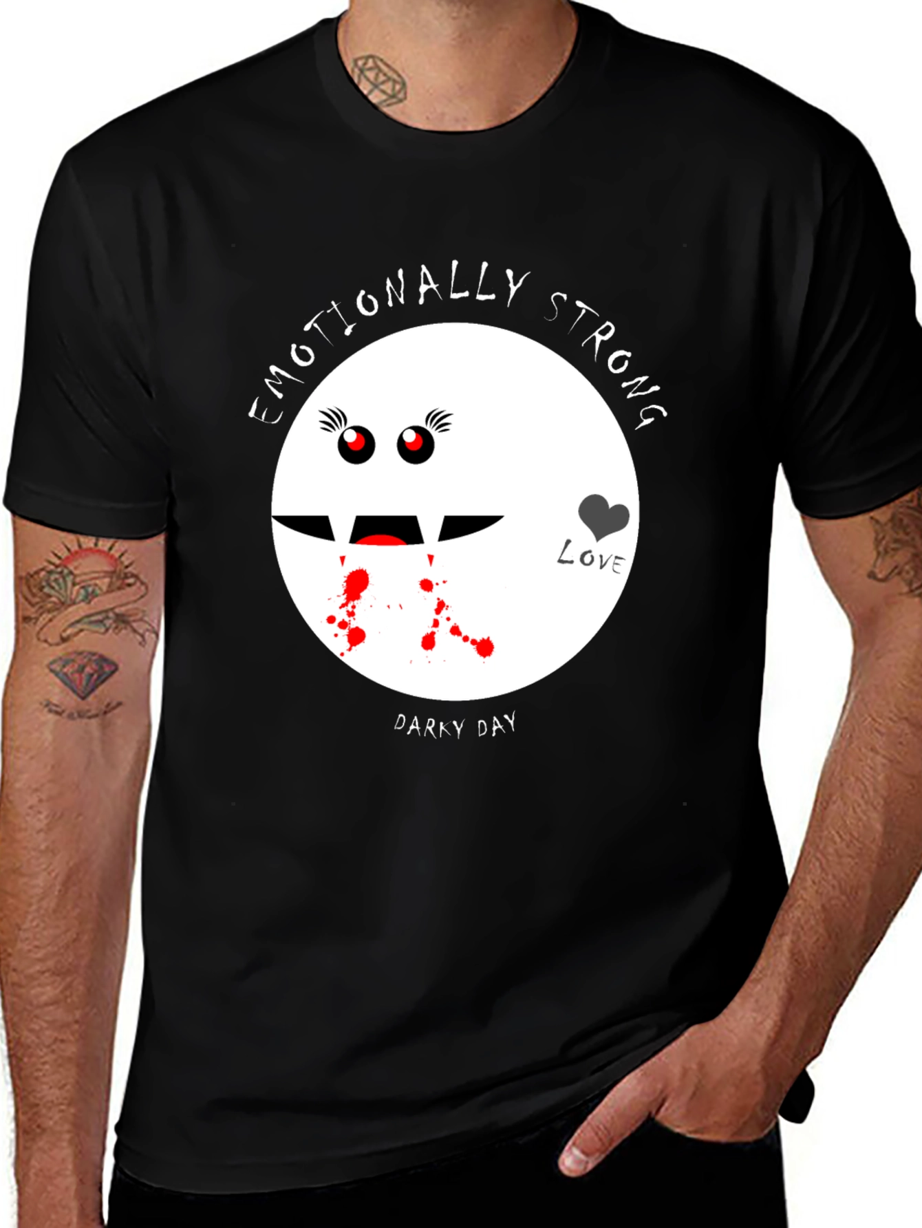 Emotionally Strong Darky Day Vampire T-Shirt