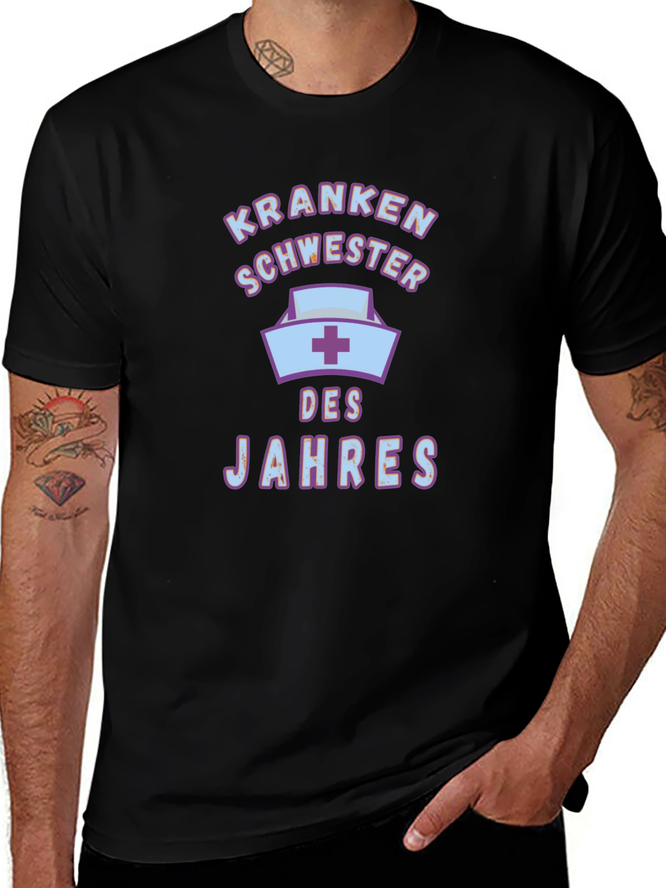 Nurse of the Year Black T-Shirt