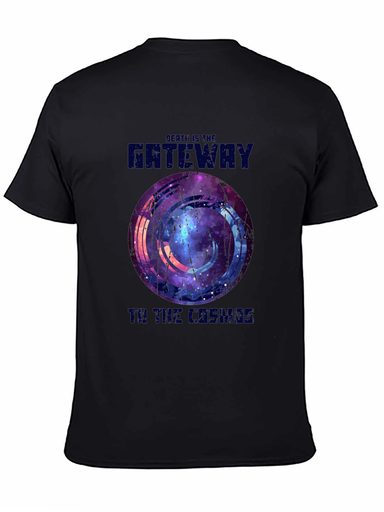 Death Is The Gateway To The Cosmos Black T-Shirt