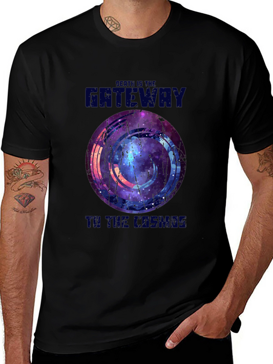 Death Is The Gateway To The Cosmos Black T-Shirt