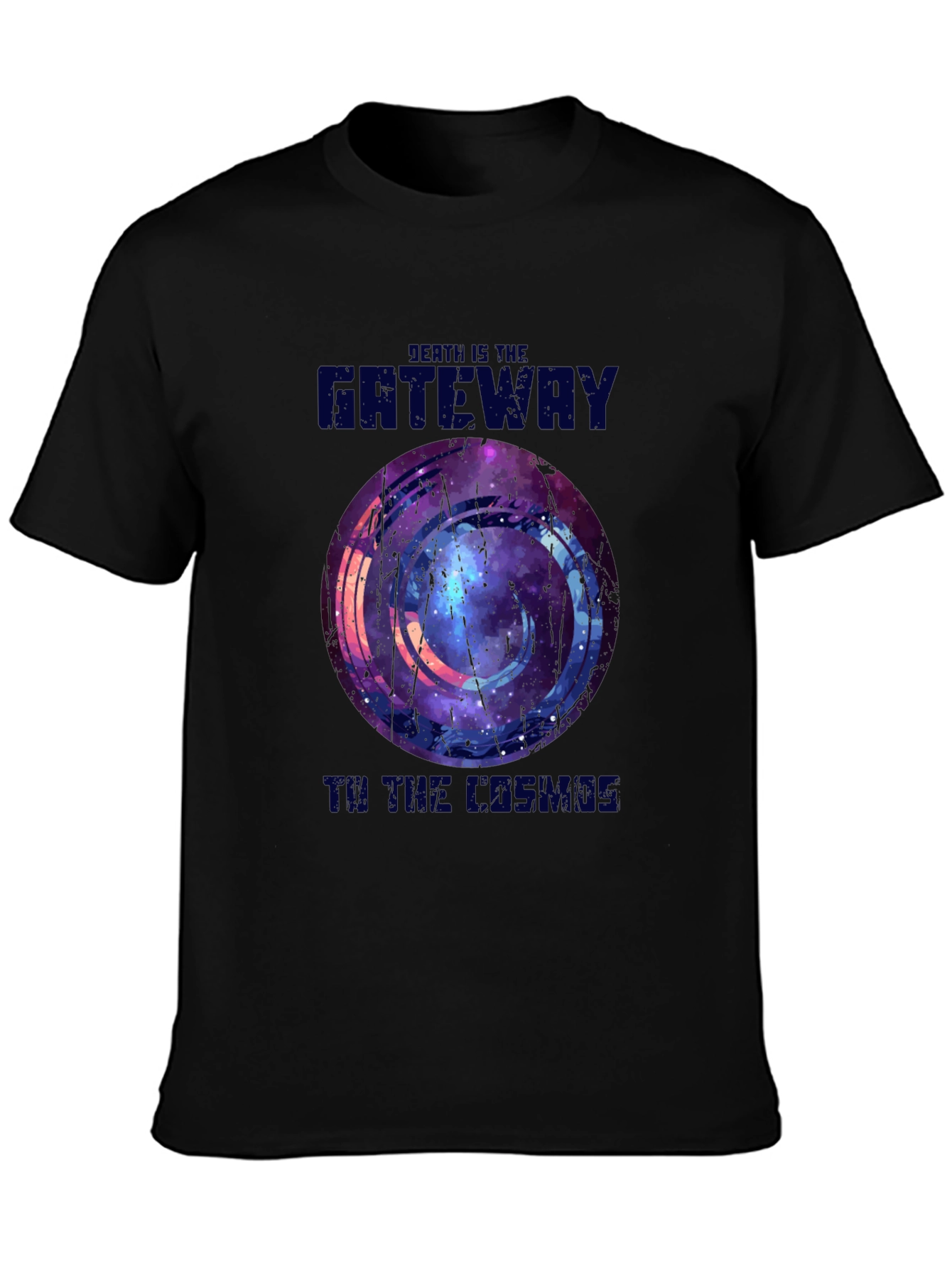 Death Is The Gateway To The Cosmos Black T-Shirt