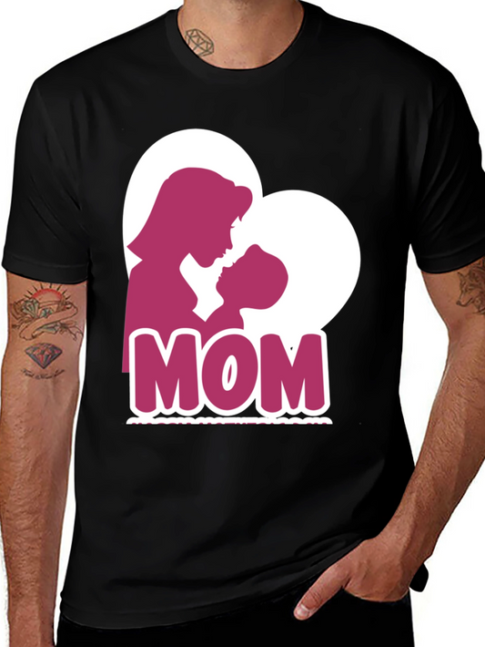 Mom Heart Silhouette T-Shirt - Mothers Day Tee