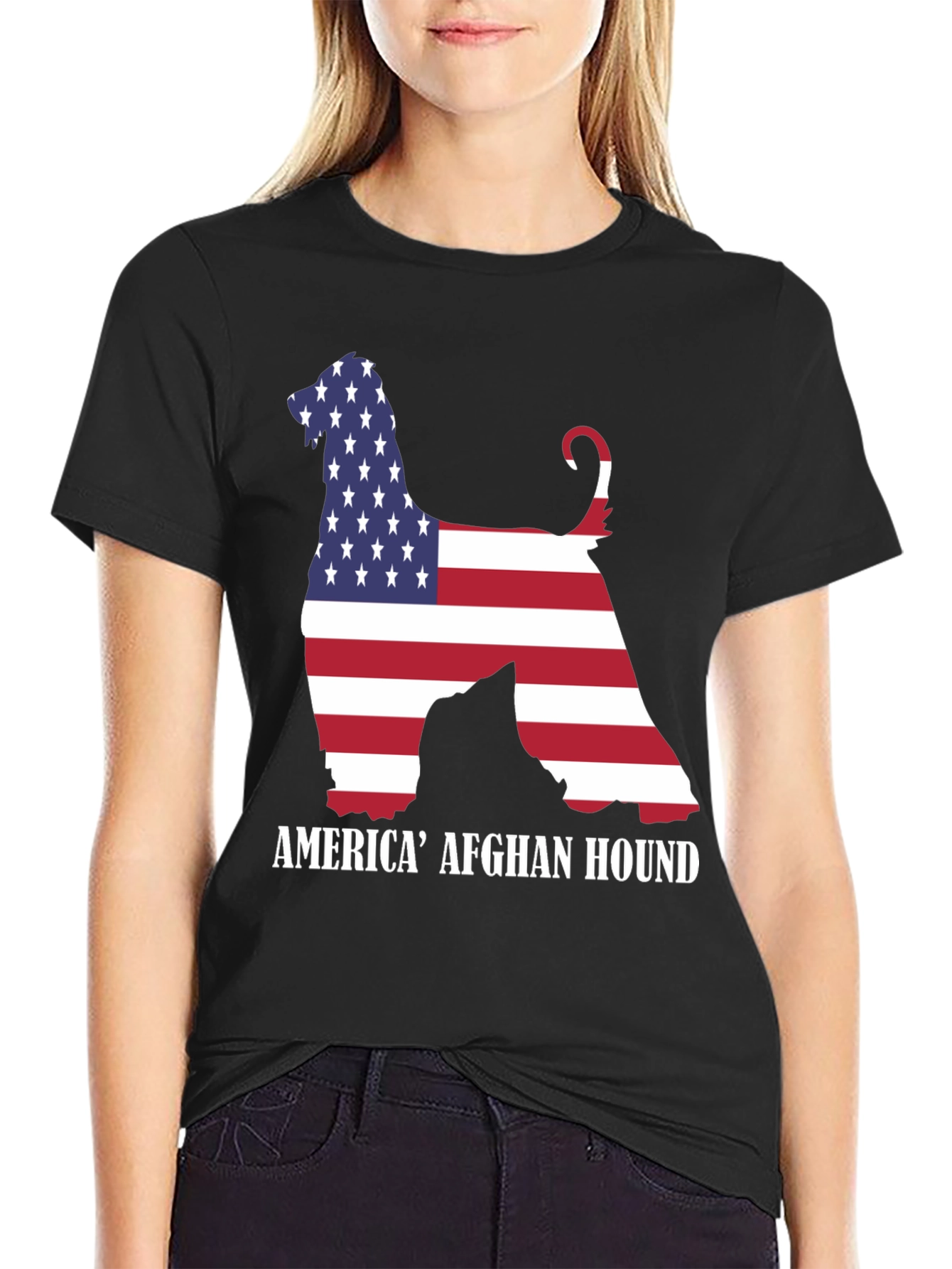 American Afghan Hound T-Shirt