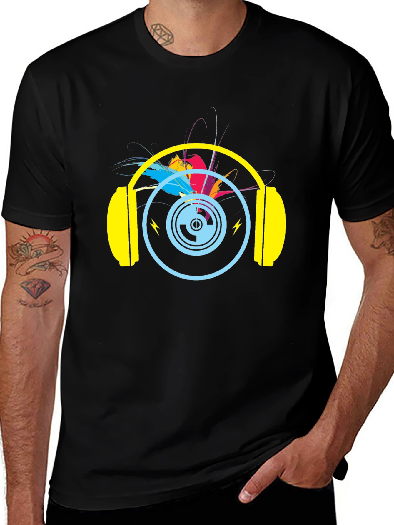Groovy Sounds Black T-Shirt