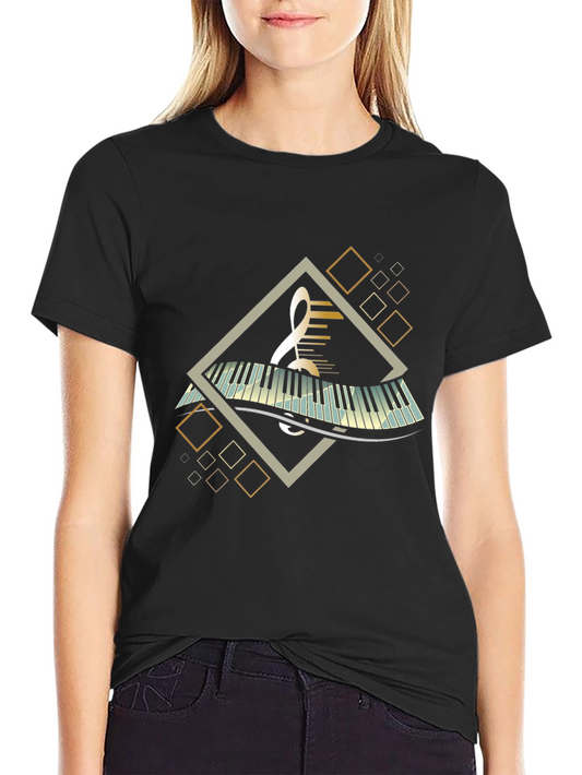 Musical Keyboard T-Shirt - Unique Music Lover Gift