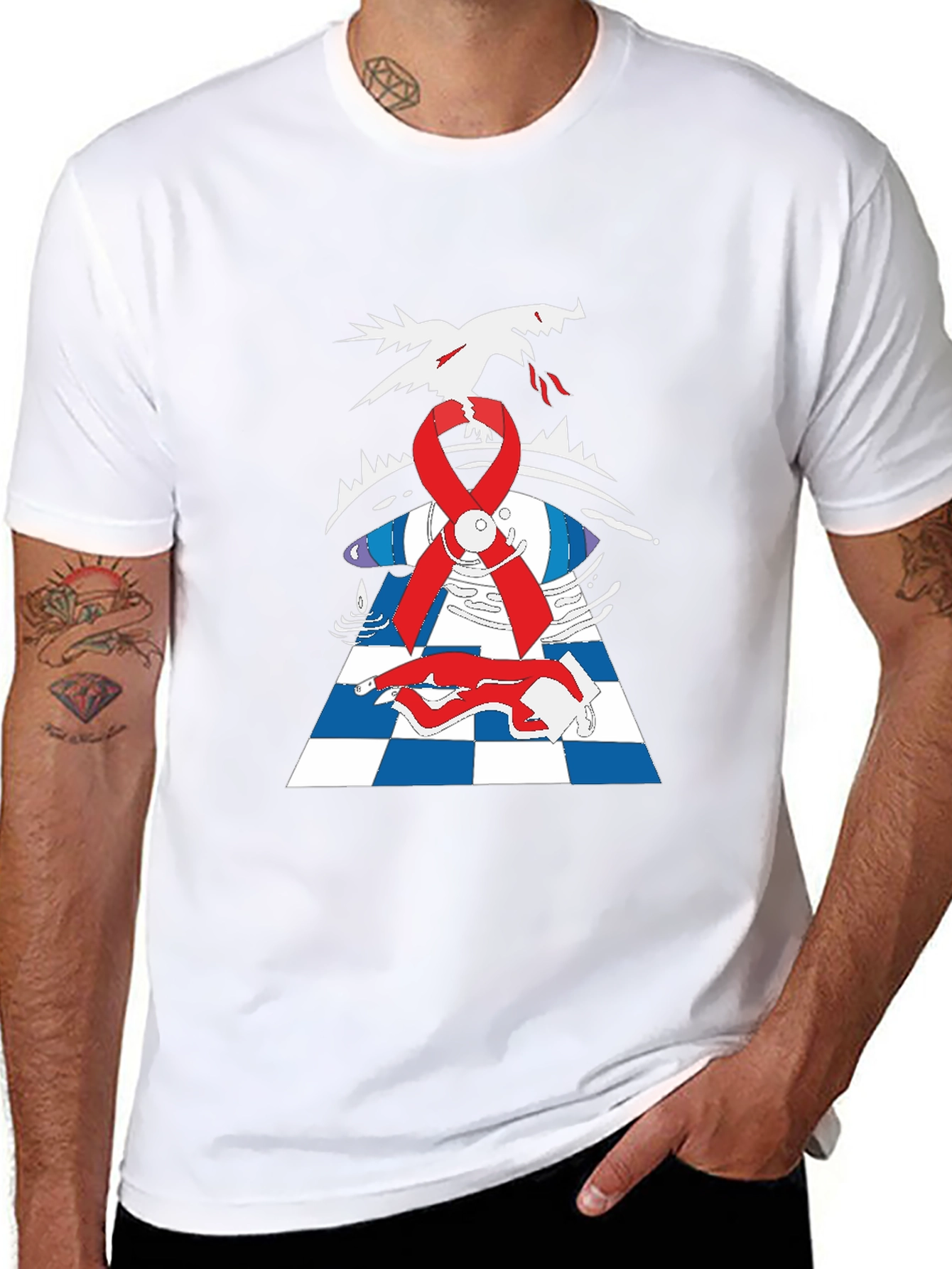 Unique Graphic Print T-Shirt