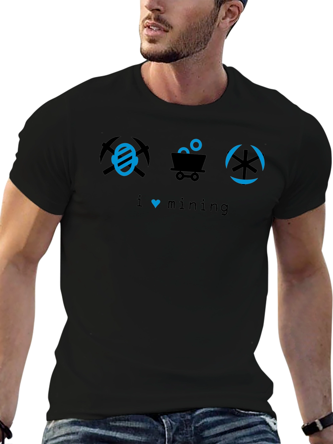 I Love Mining T-Shirt - Cryptocurrency Enthusiast Tee
