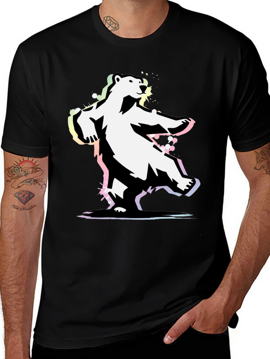 Cool Bear Graphic Tee - Black T-Shirt