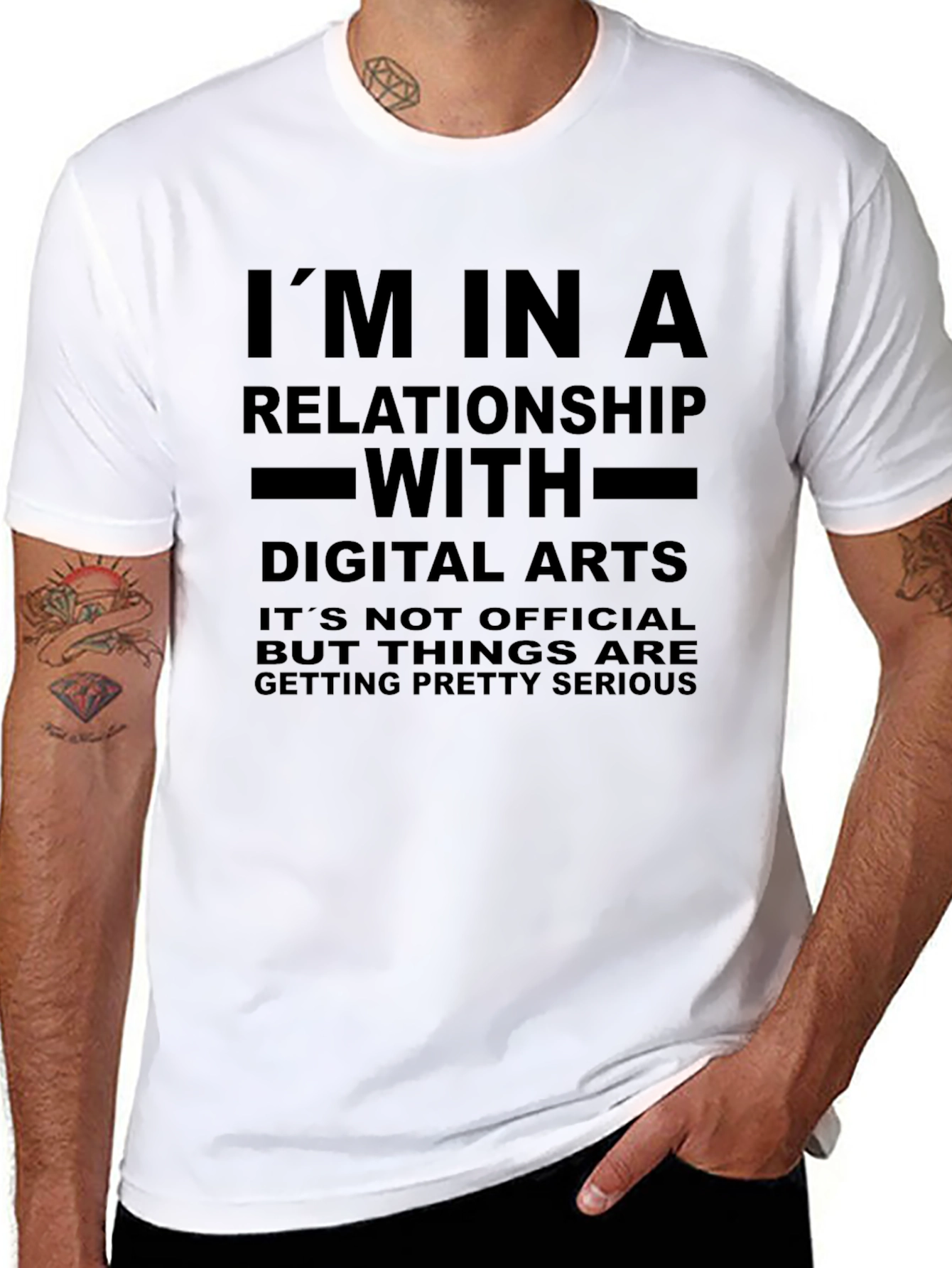 Im In A Relationship With Digital Arts T-Shirt