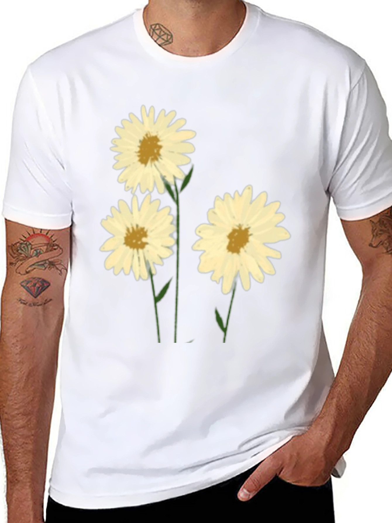 Daisy Graphic Print Tee