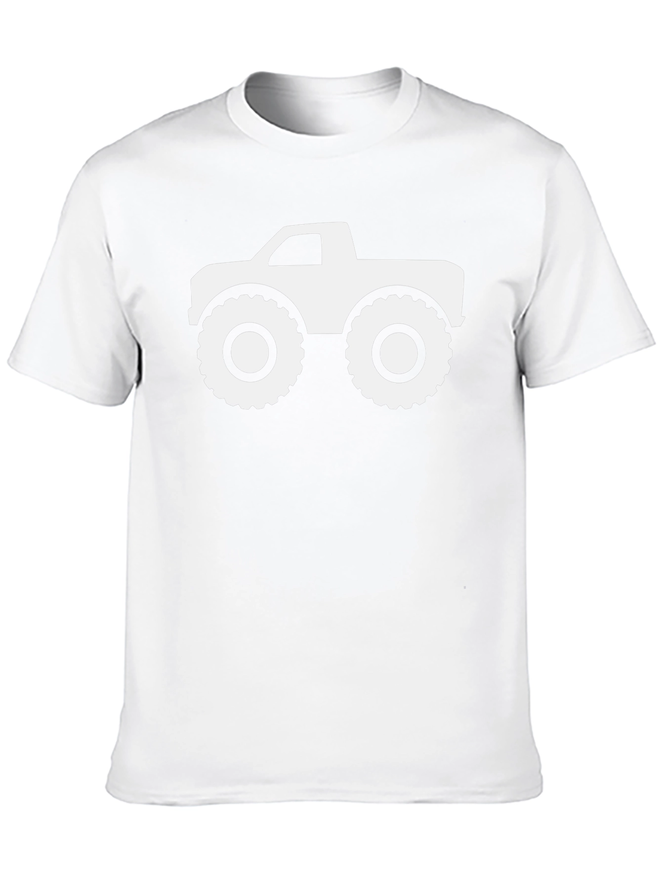 Monster Truck Graphic Tee - Cool Black Cotton Shirt
