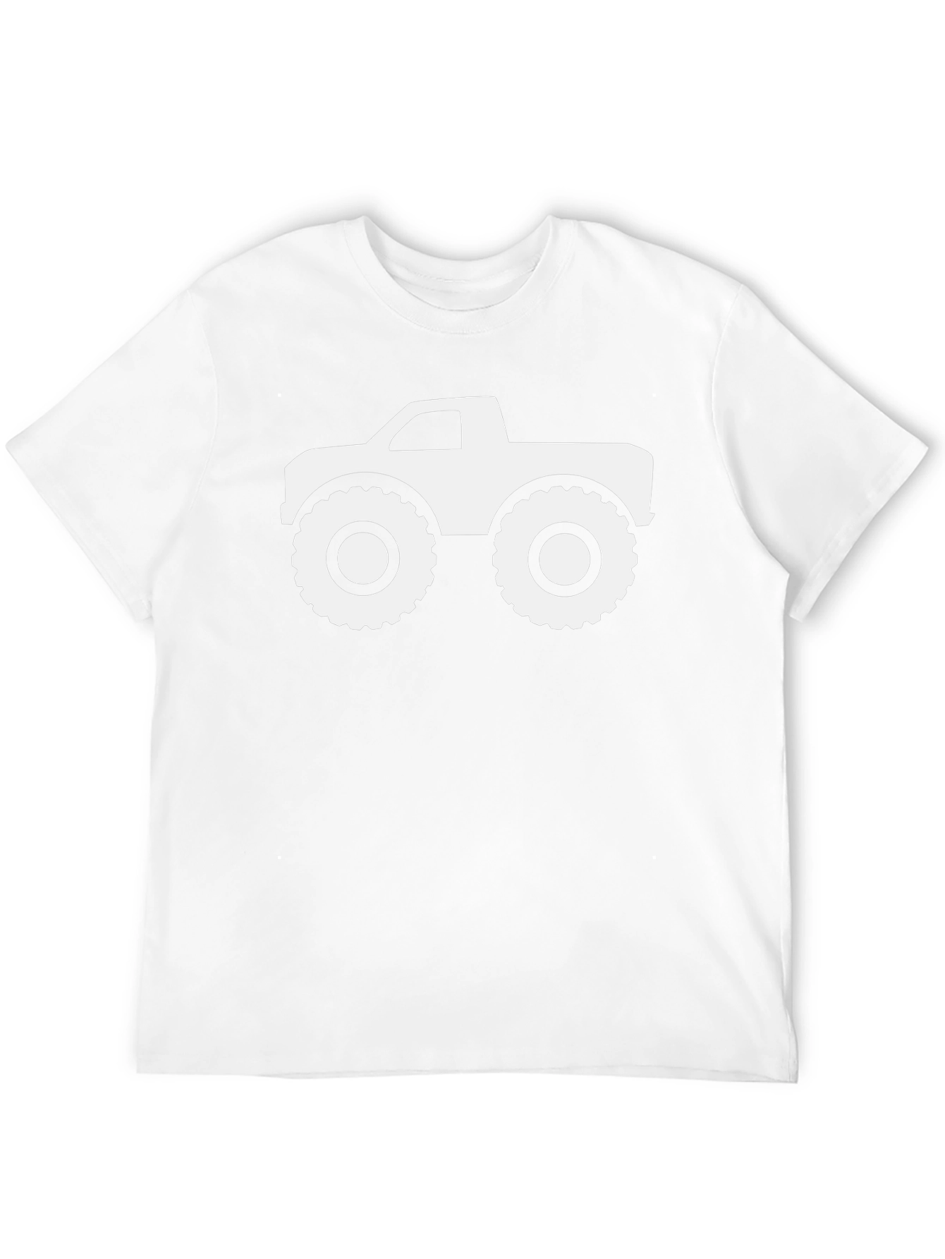 Monster Truck Graphic Tee - Cool Black Cotton Shirt