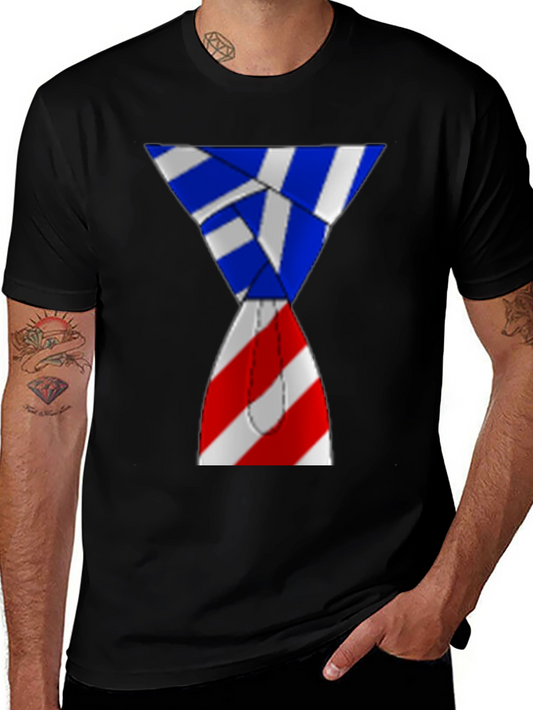 Striped Hourglass Tee - Unique Design