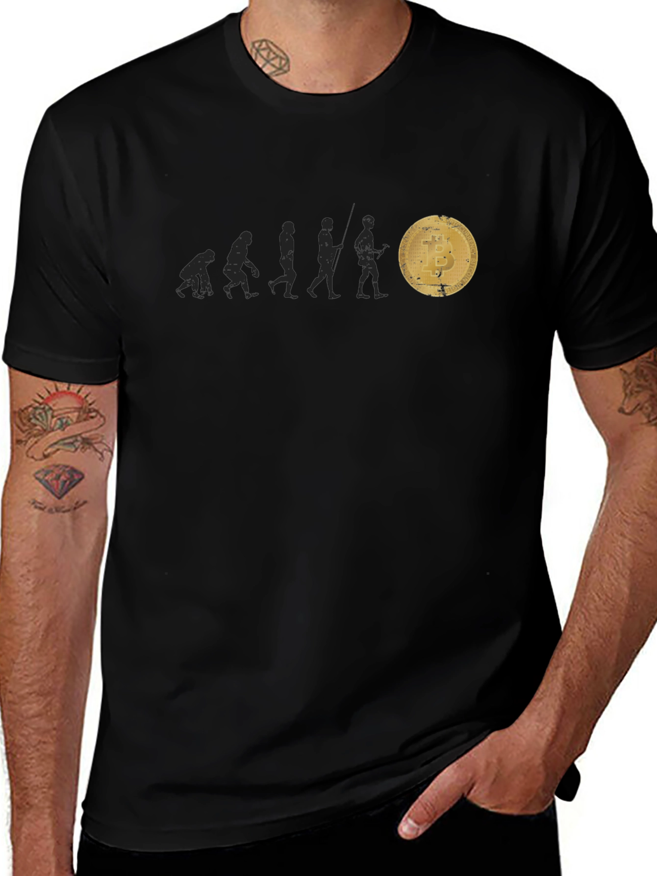 Bitcoin Evolution Graphic Tee
