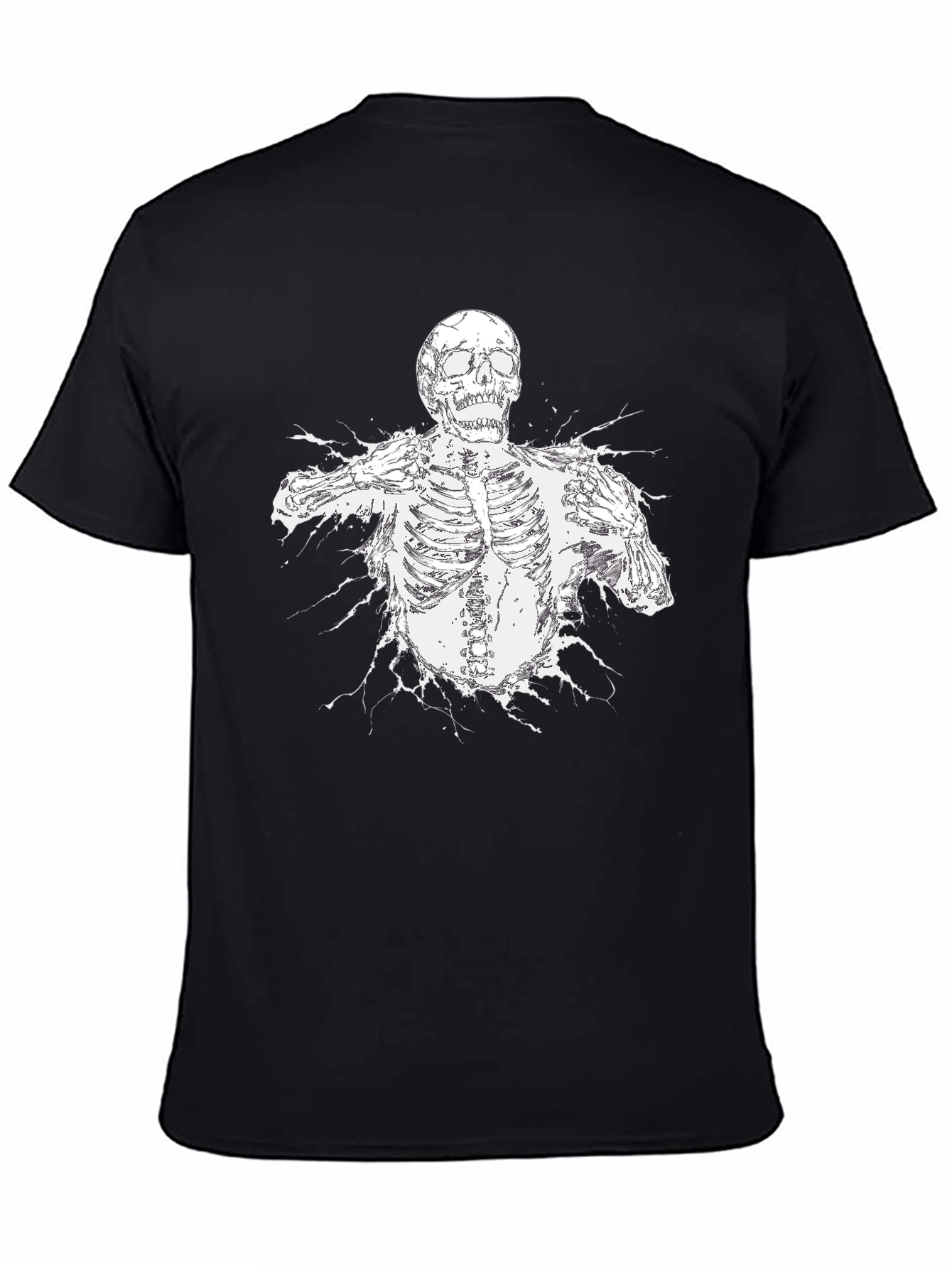 Skeleton Graphic Black T-Shirt