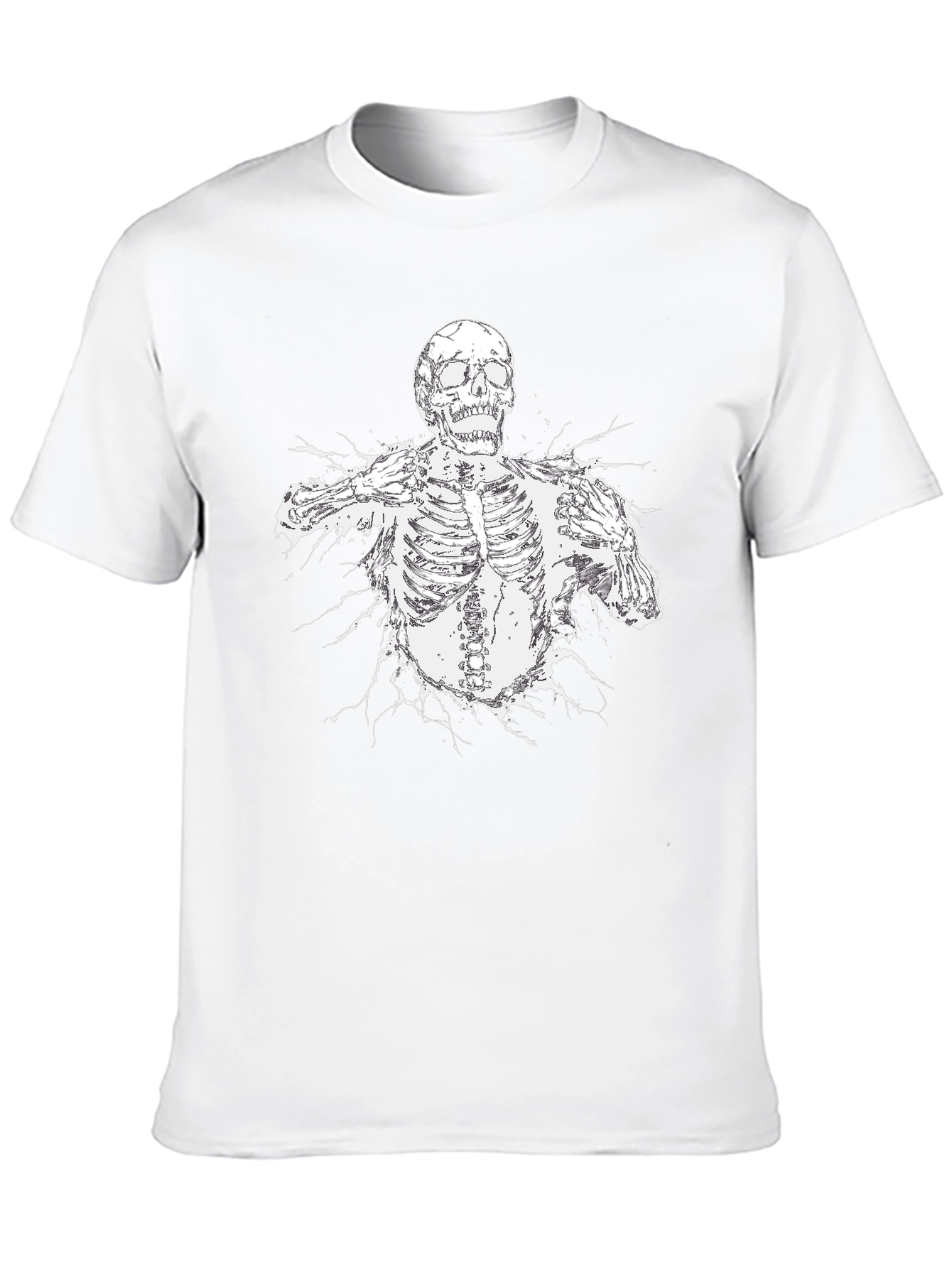 Skeleton Graphic Black T-Shirt