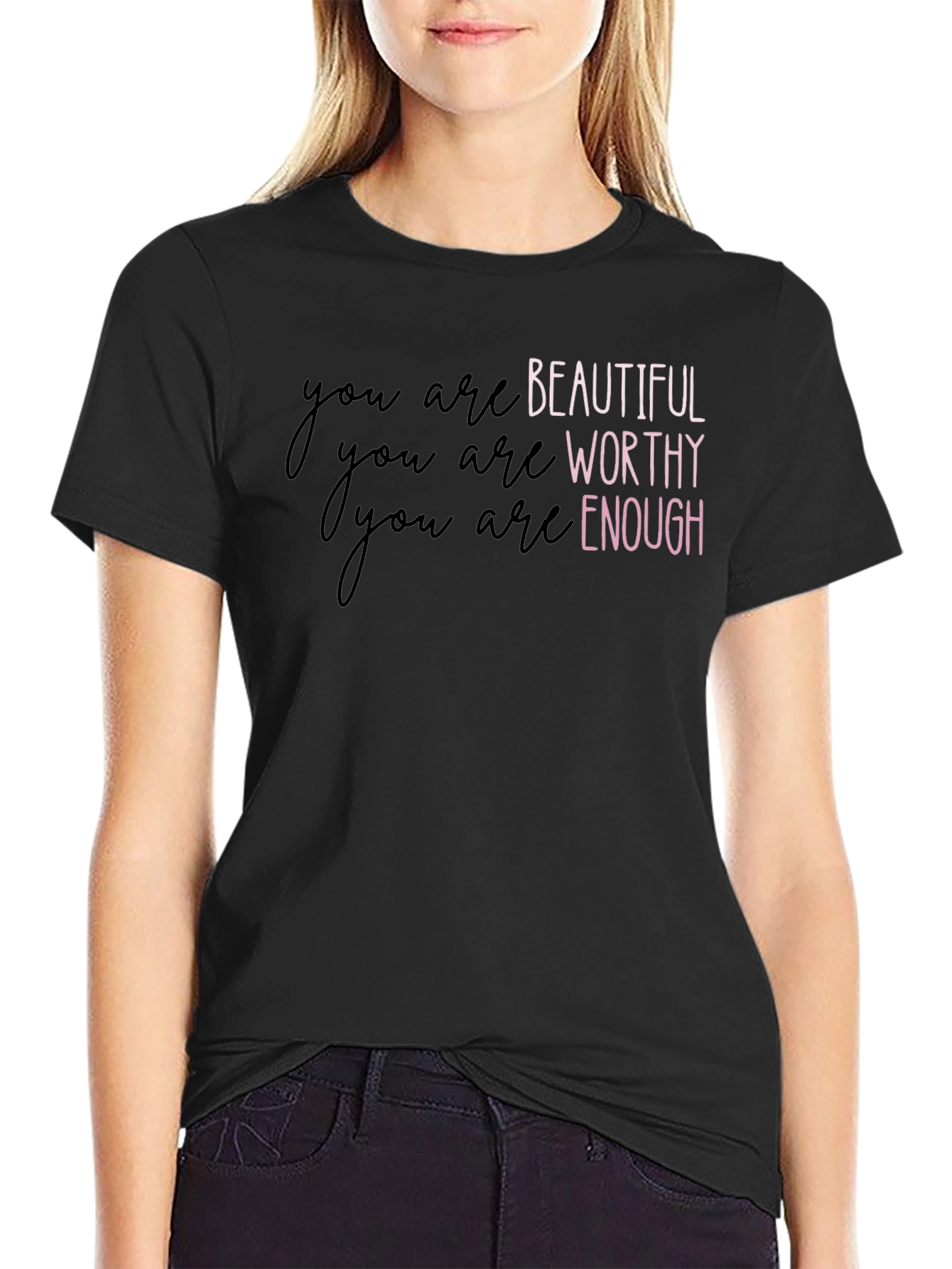 You Are Beautiful Graphic Tee - Motivational Shirt
