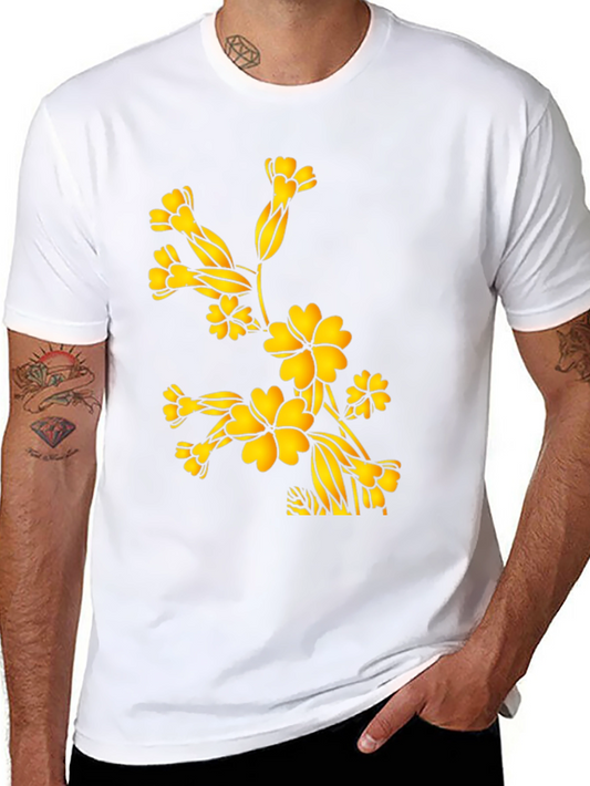 Floral Blossom Black T-Shirt