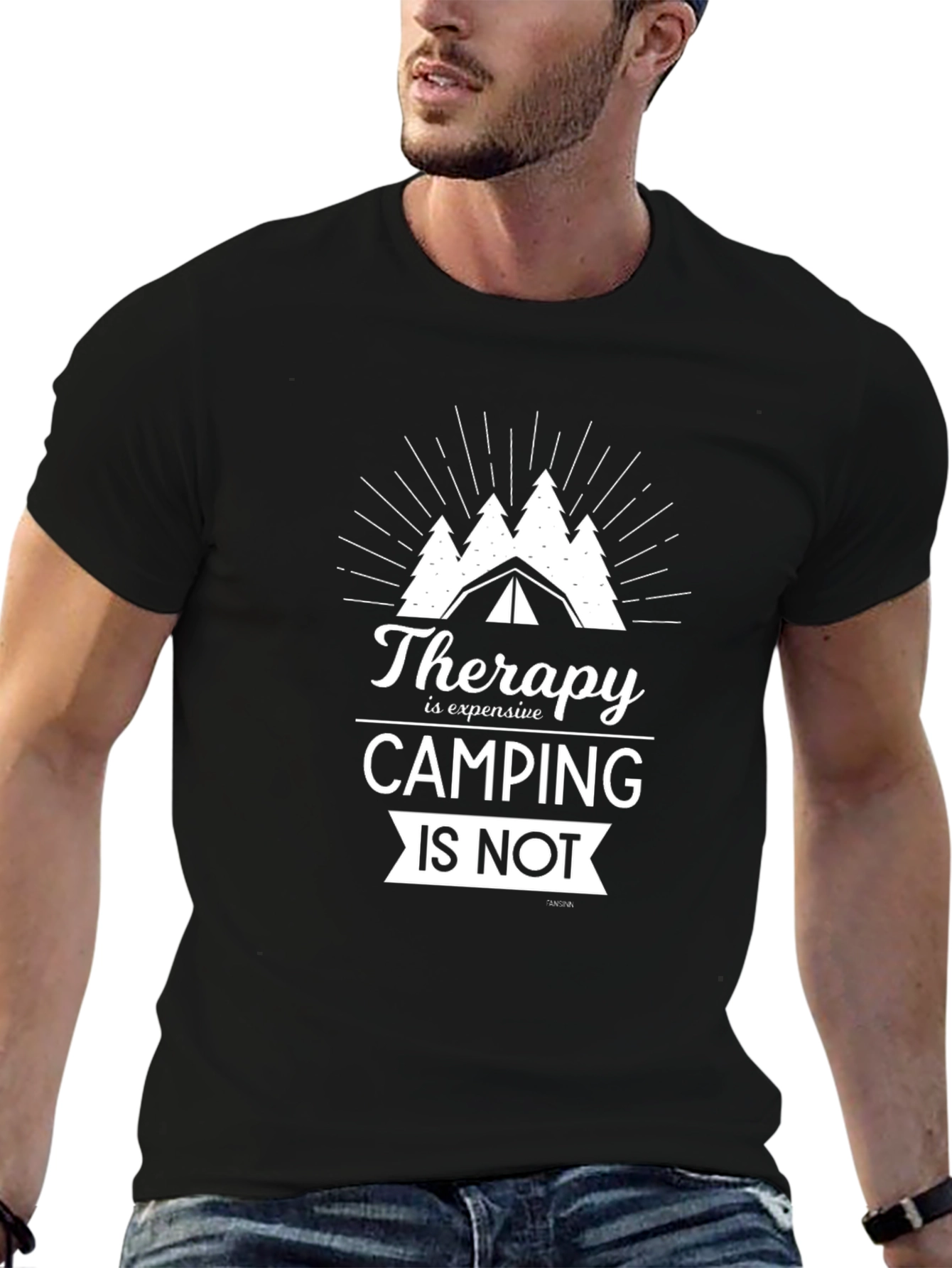 Camping Therapy Graphic Tee