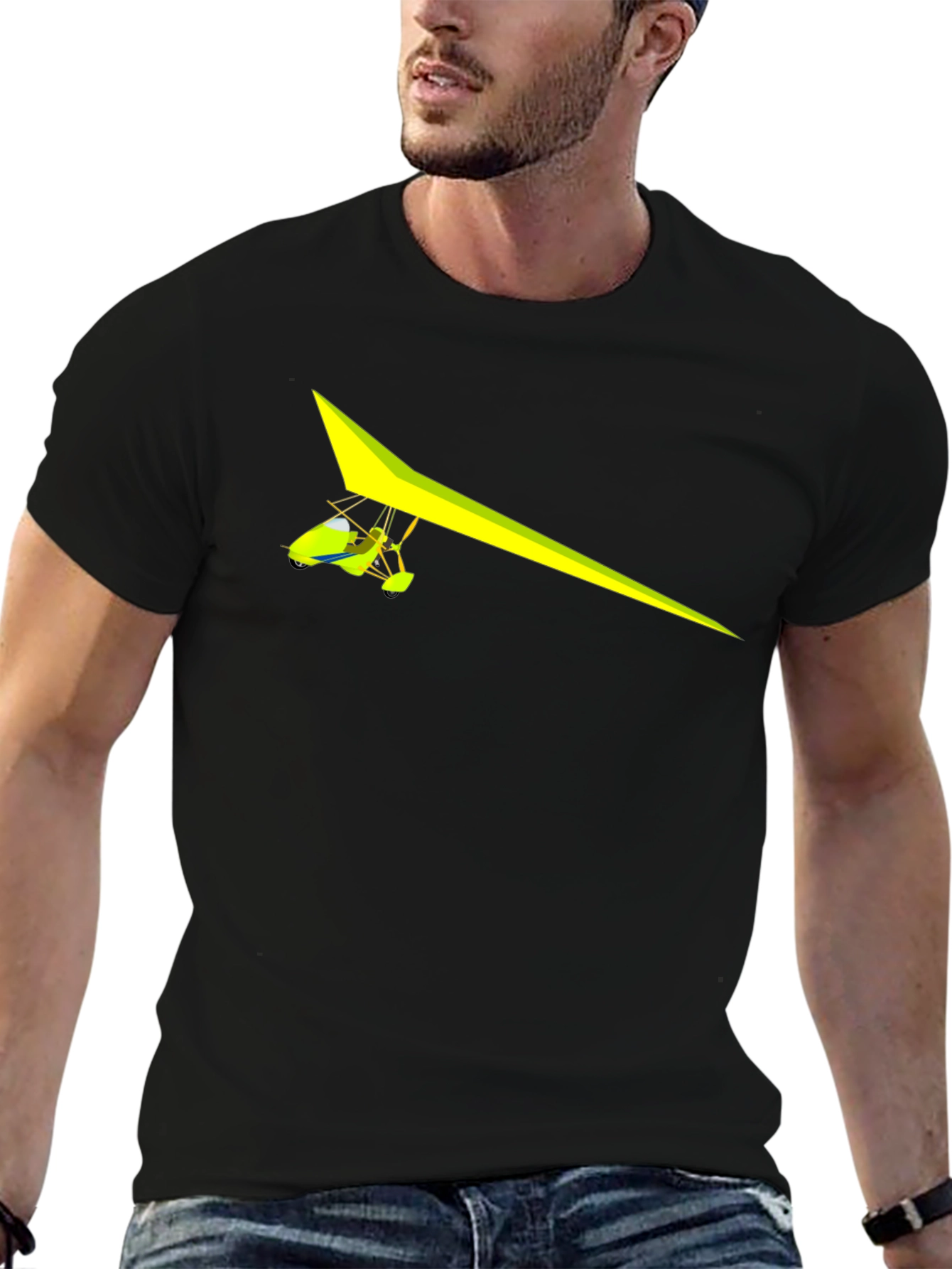 Hang Glider Graphic Tee - Sky High Style!