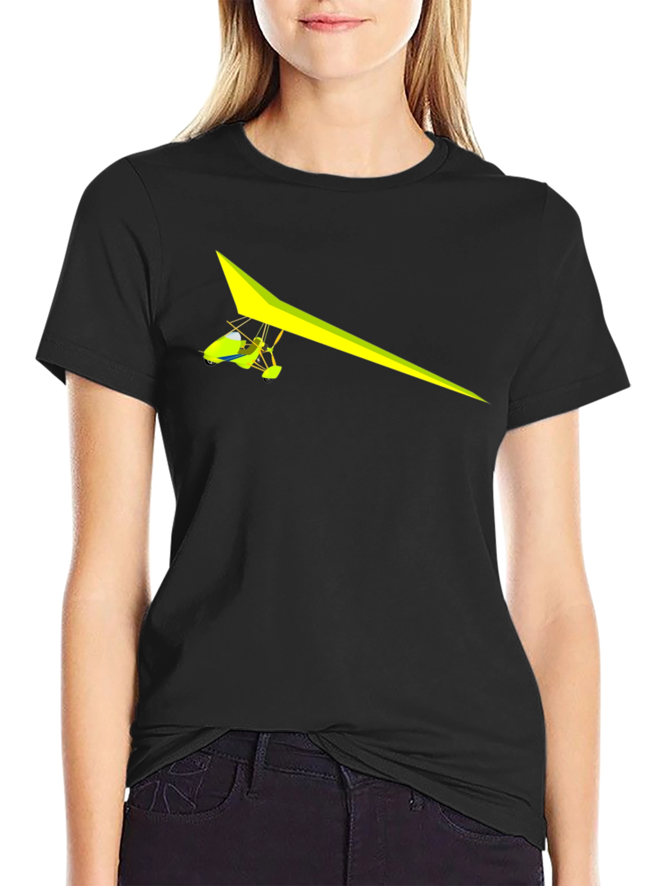 Hang Glider Graphic Tee - Sky High Style!