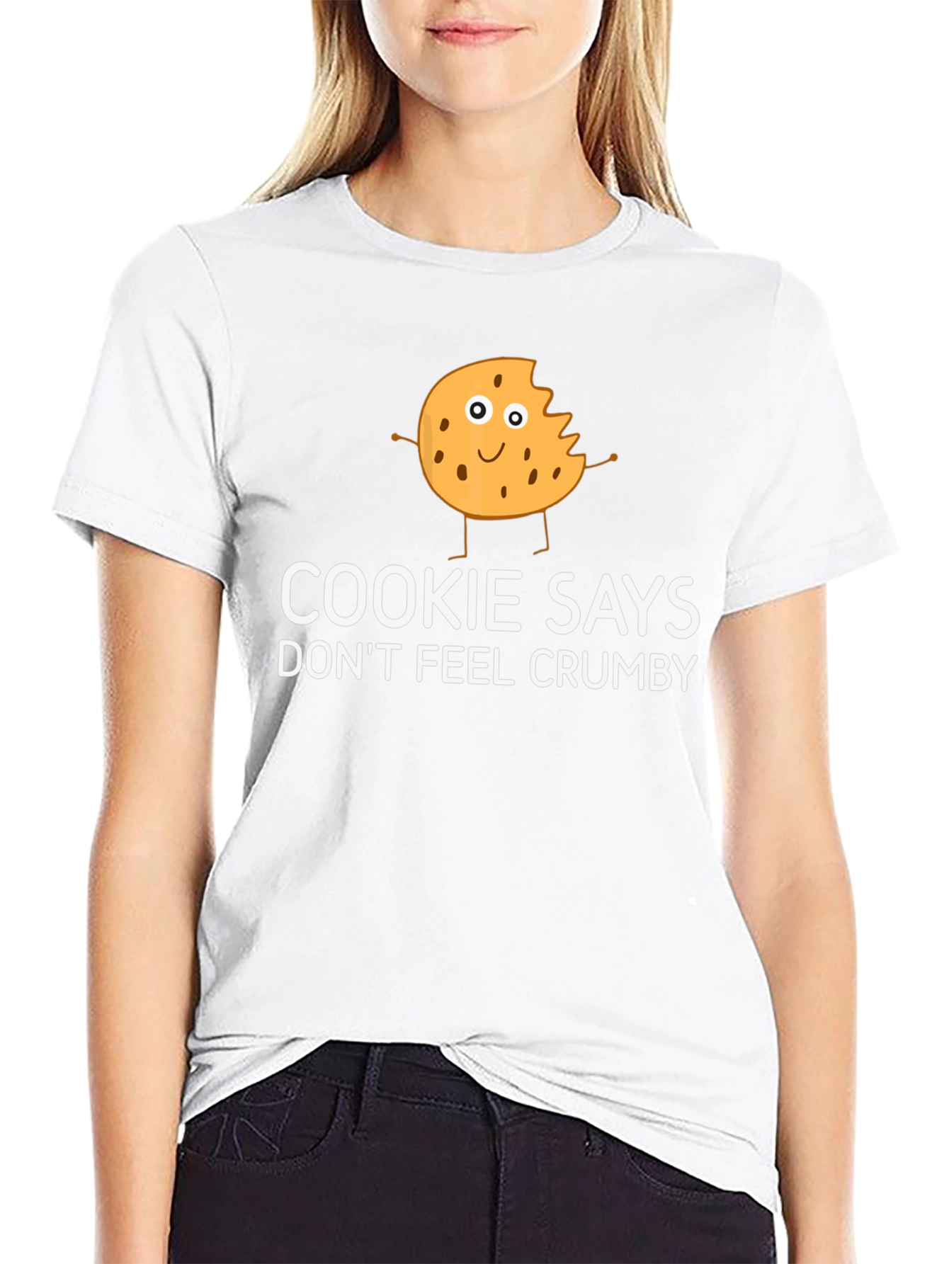 Cookie Says Funny Graphic T-Shirt