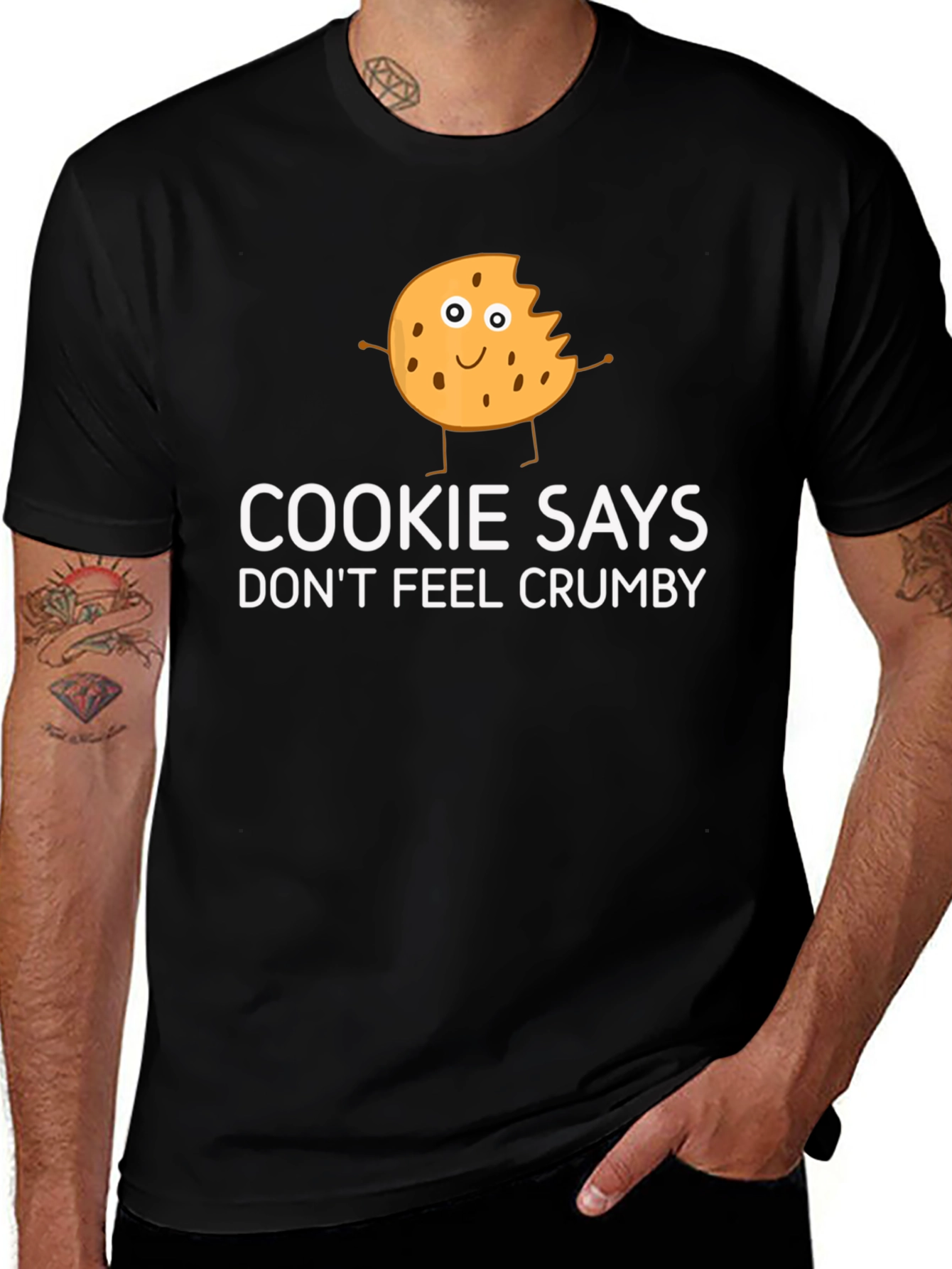 Cookie Says Funny Graphic T-Shirt