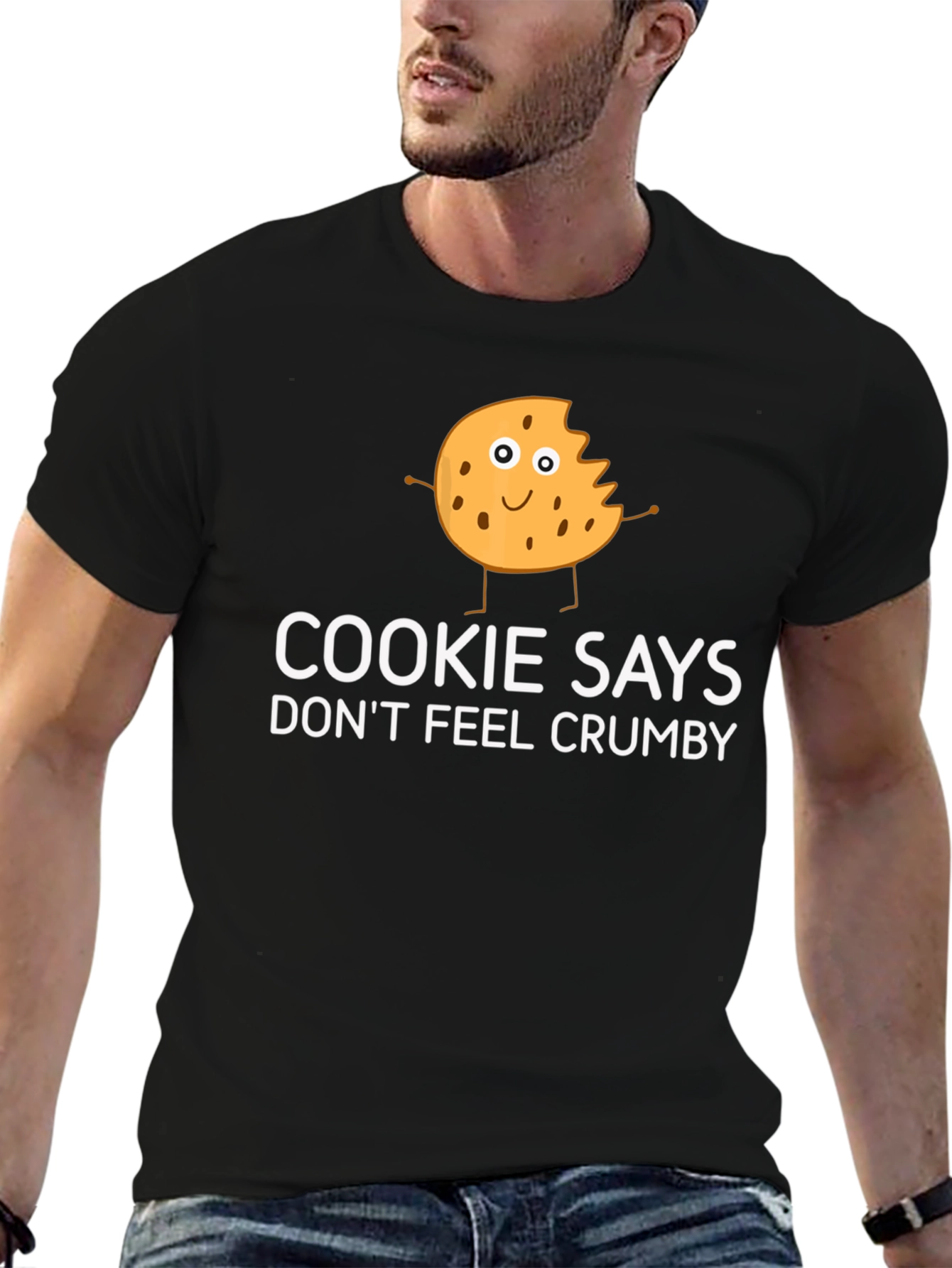 Cookie Says Funny Graphic T-Shirt