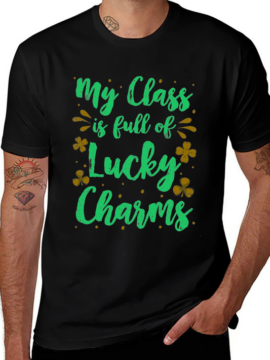 St. Patricks Day Lucky Charms Teacher T-Shirt