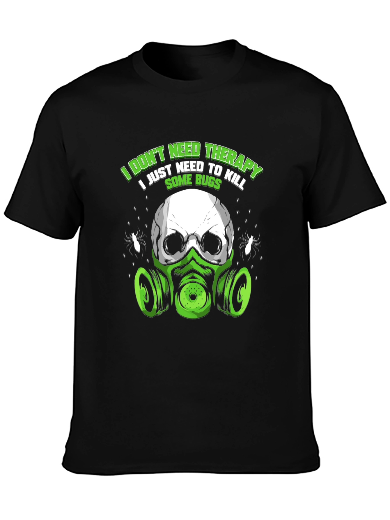 Bug Killer Skull T-Shirt - Funny Pest Control Tee
