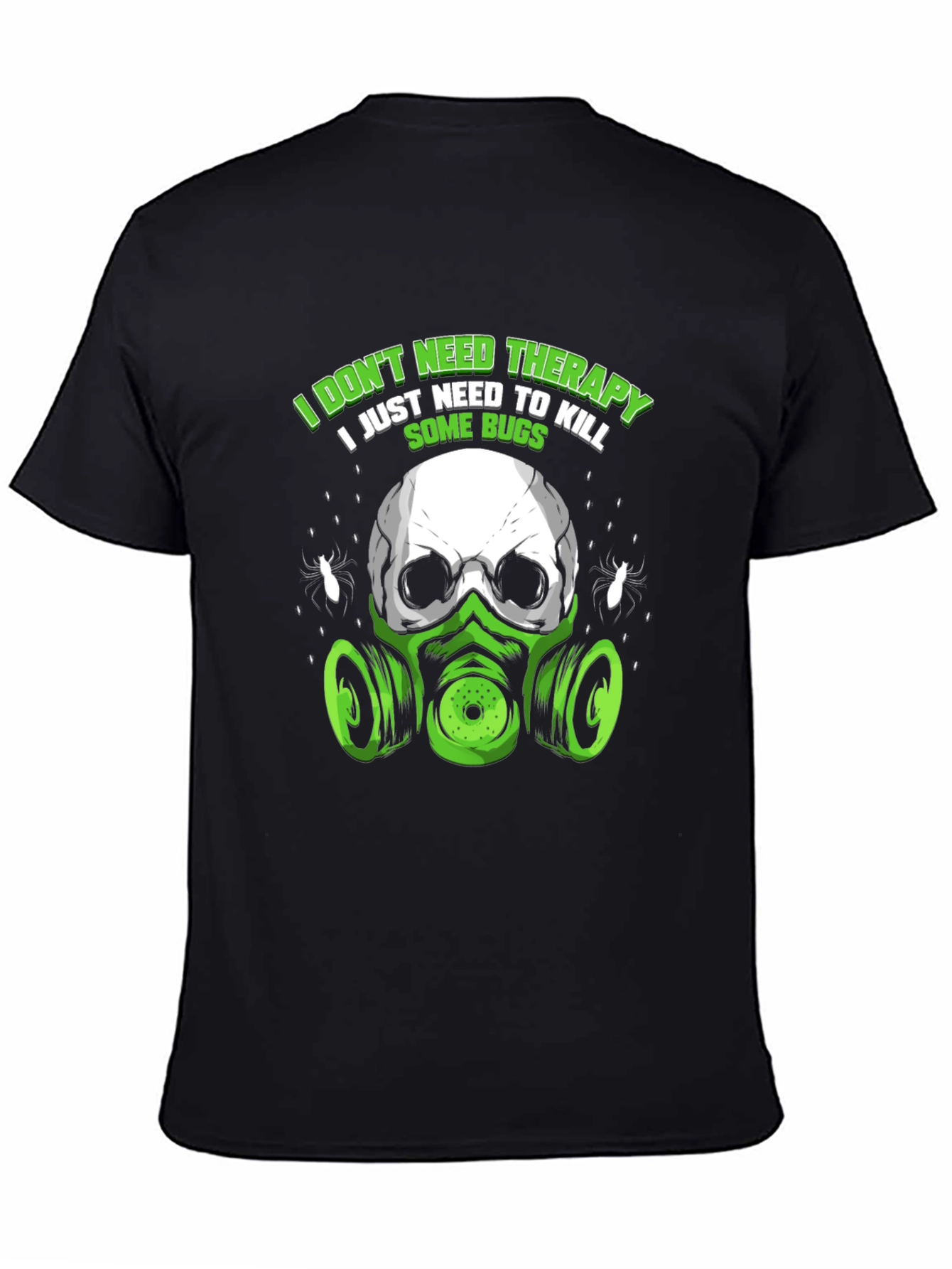 Bug Killer Skull T-Shirt - Funny Pest Control Tee