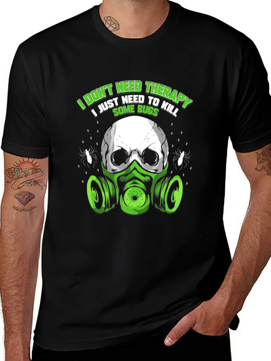 Bug Killer Skull T-Shirt - Funny Pest Control Tee