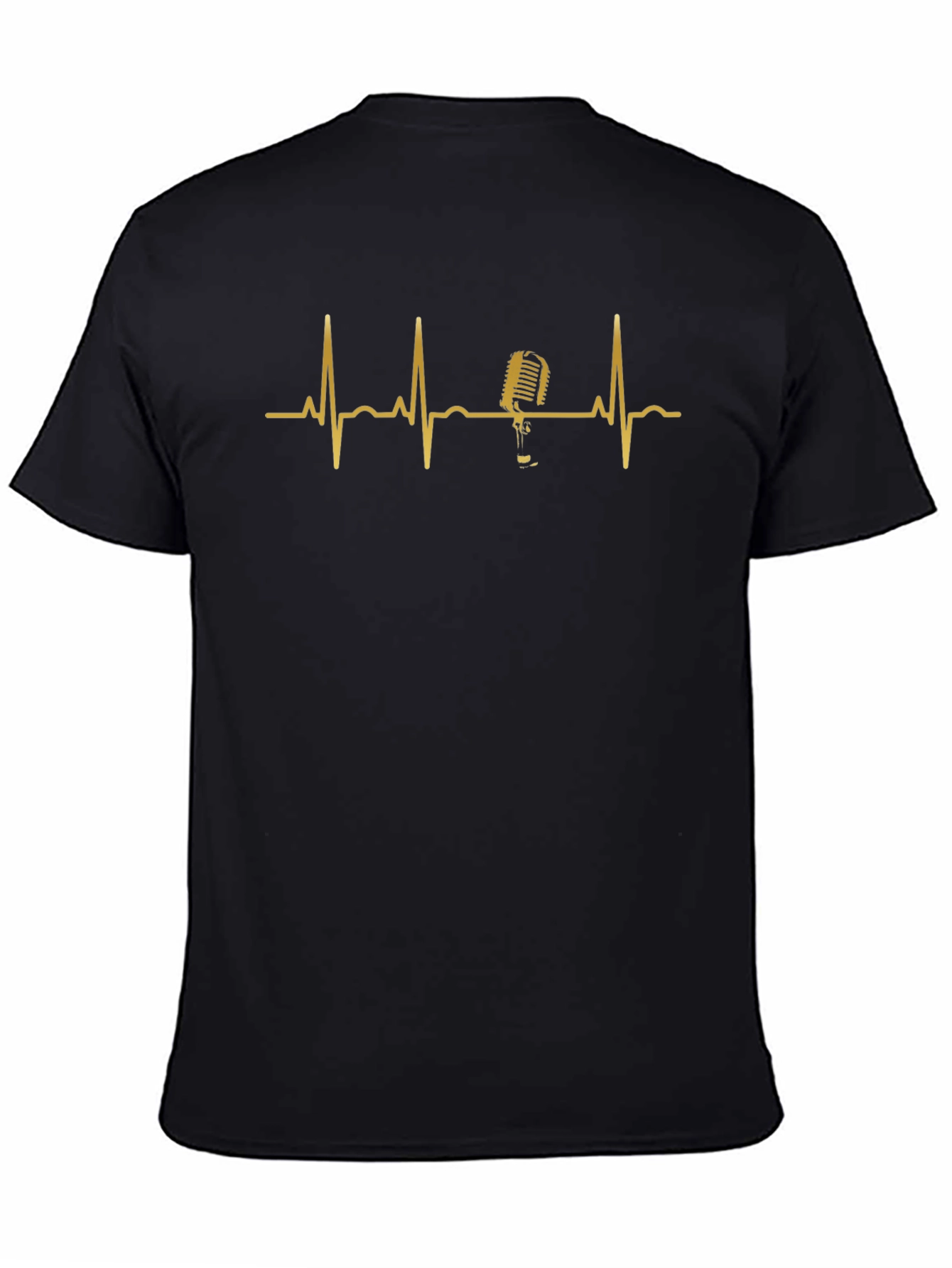 Microphone Heartbeat Graphic Tee