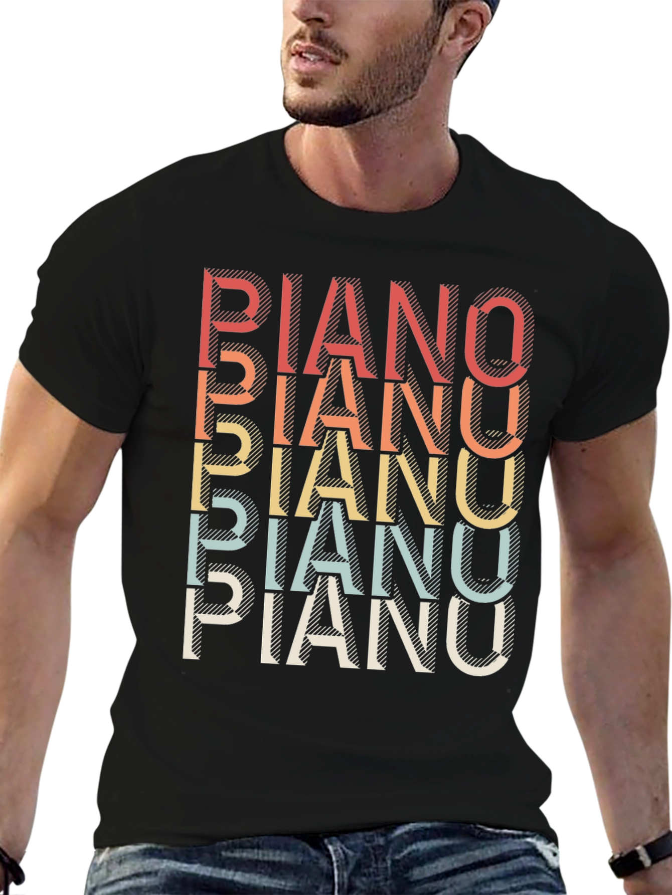 Retro Piano T-Shirt