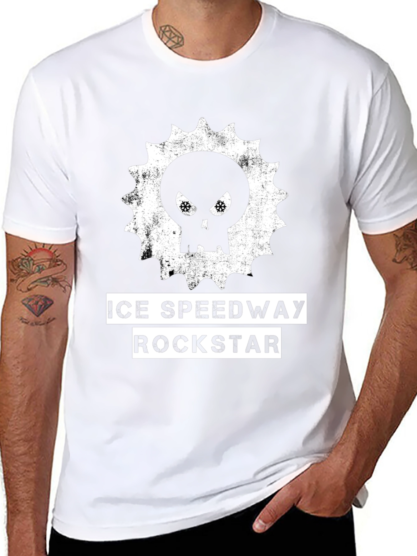 Ice Speedway Rockstar T-Shirt - Black Graphic Tee