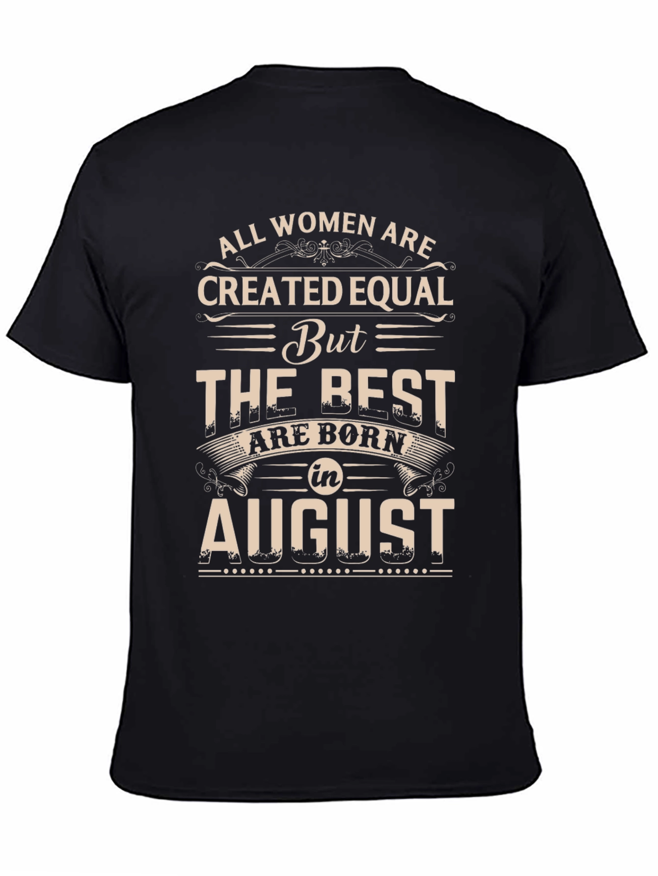 Womens August Birthday T-Shirt