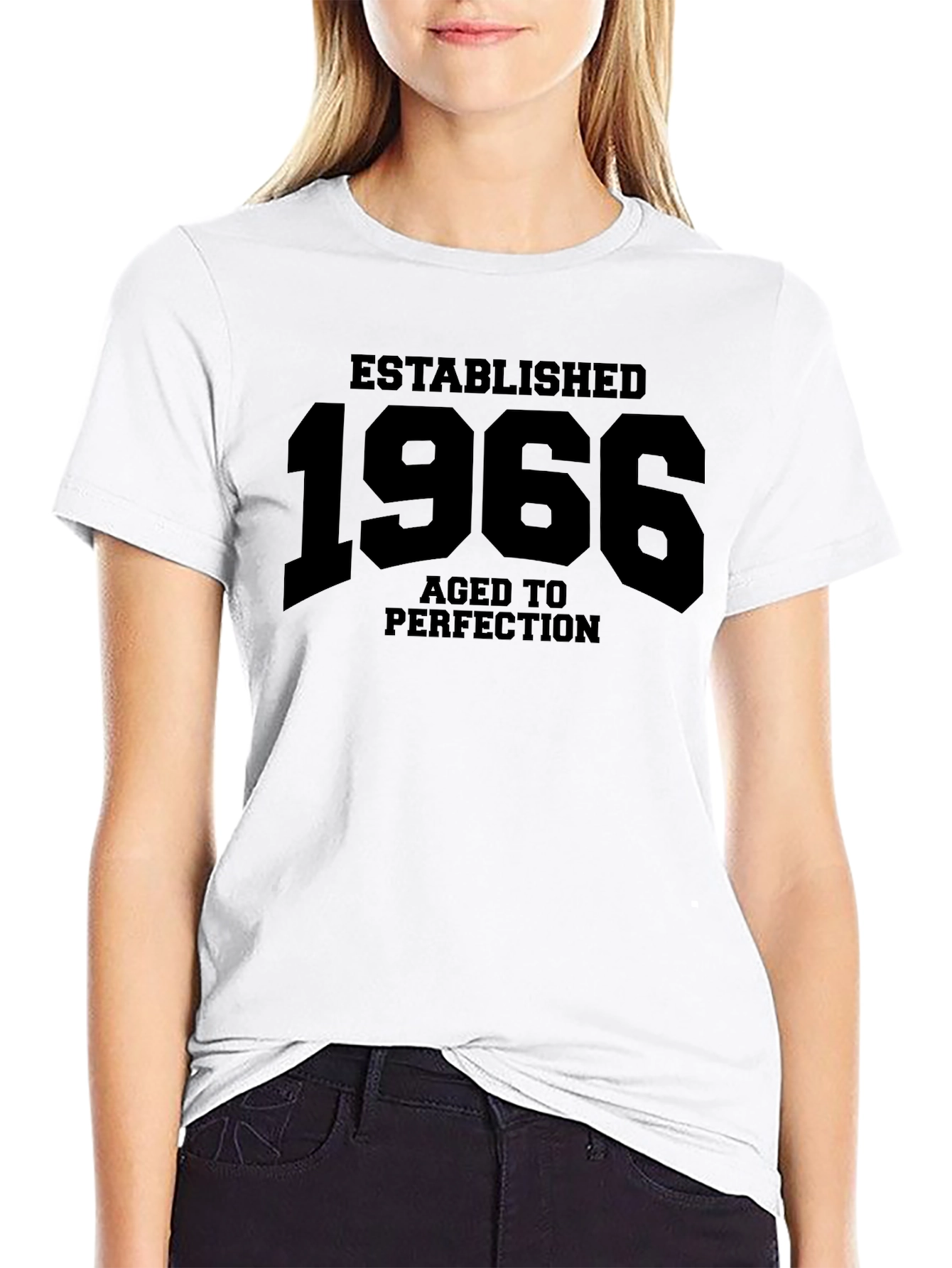 Established 1966 Aged To Perfection Black Tee