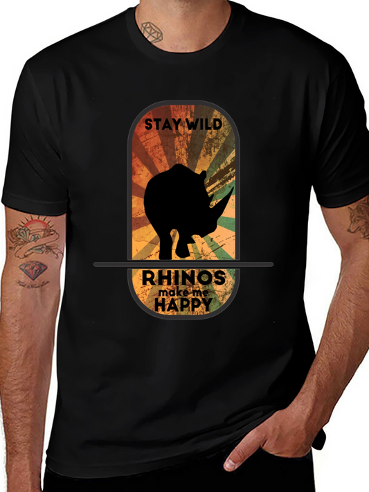 Stay Wild Rhinos T-Shirt