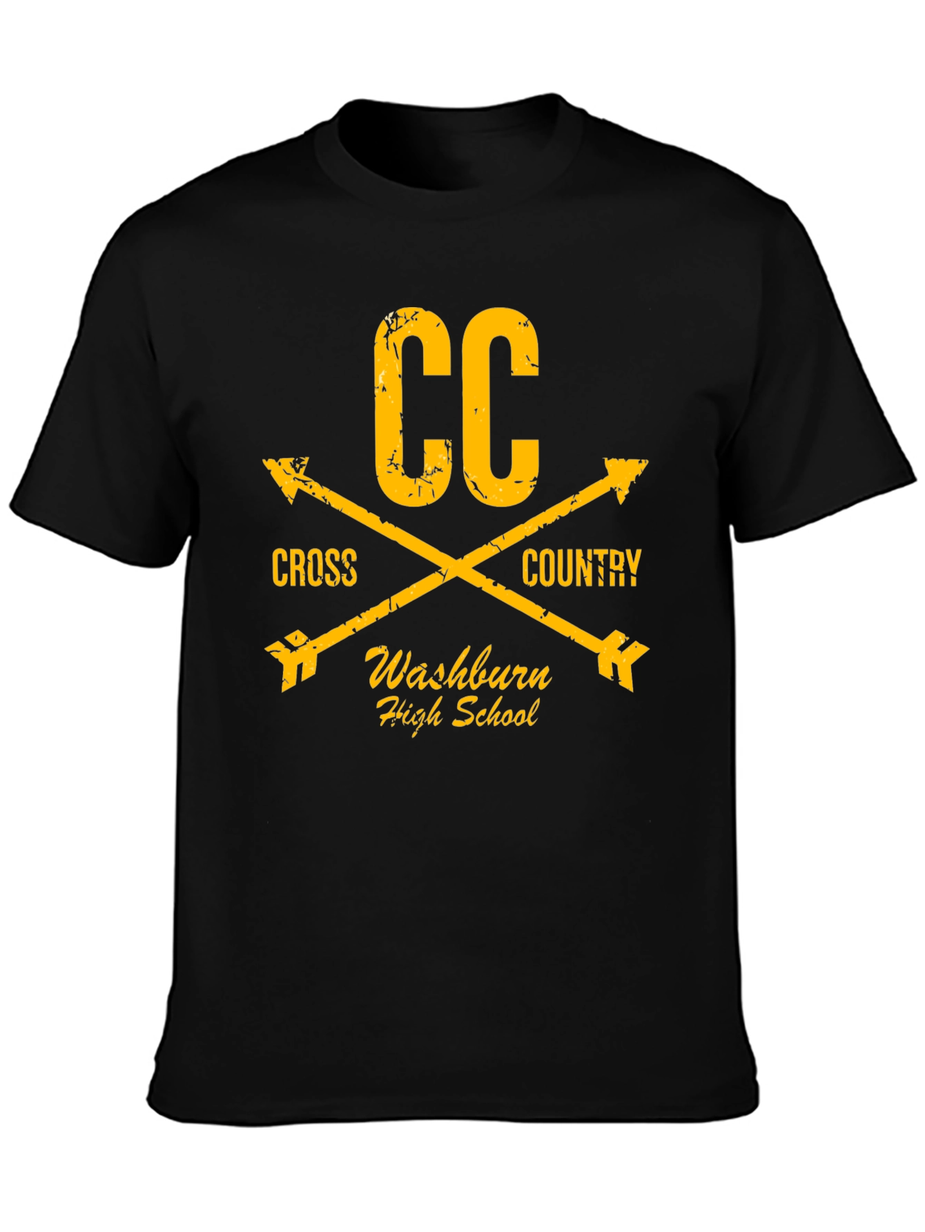 Cross Country Washburn High School Graphic Tee