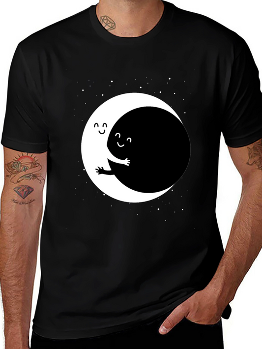 Yin Yang Hug T-Shirt - Unique Graphic Tee