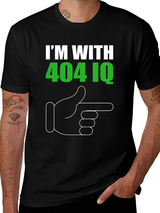Im With 404 IQ Graphic Tee